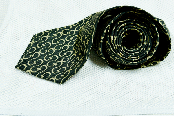 close up of a men's luxury tie