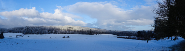 snow landscape panorama