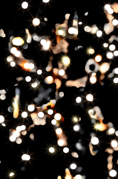 abstract Christmas lights