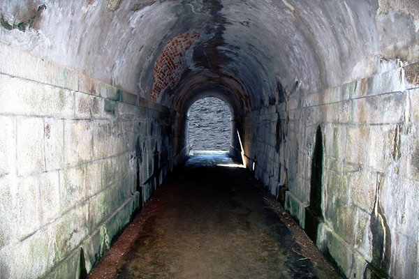 Old tunnel to the ocean