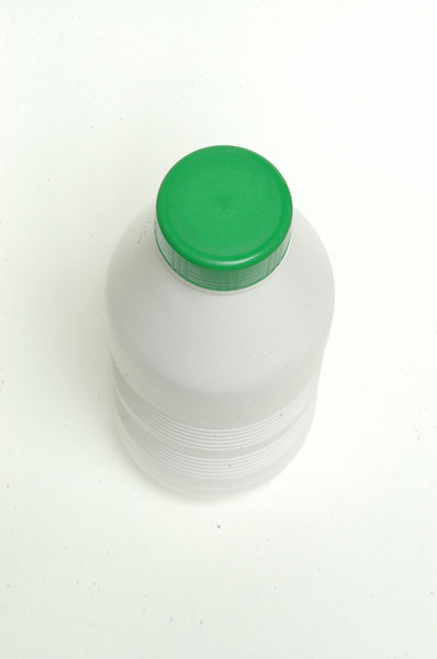 (Pvc) Bottle of milk.