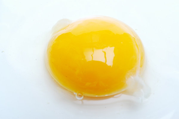 Heart of egg.