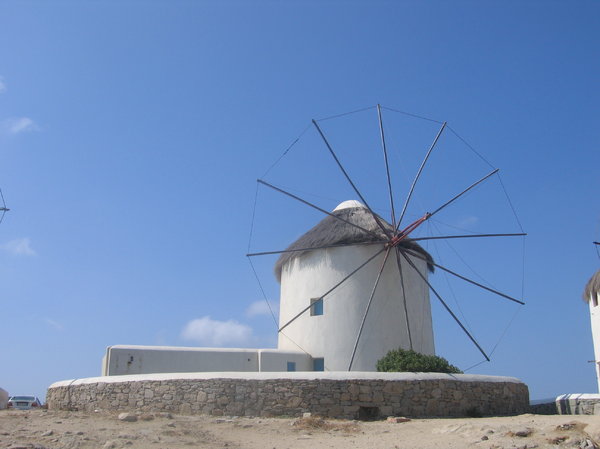 Windmill on Mykonos, Greece