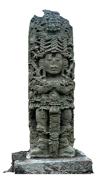 Maya carving