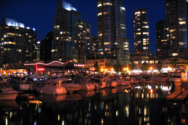 Downtown Vancouver at Night 3