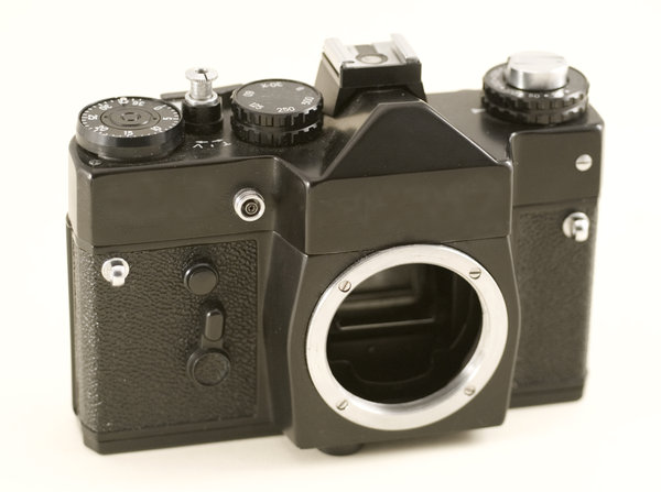Old SLR camera