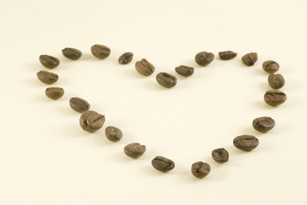 Coffee heart 1