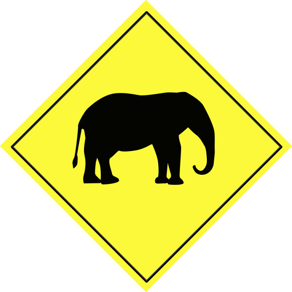 Animal warning sign 1