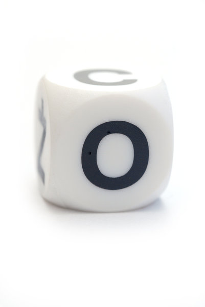 Letter O on the dice