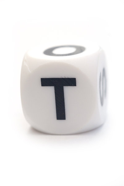 Character T on the dice