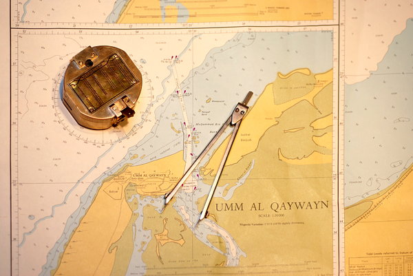 Old maritime map