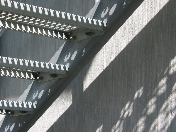 concrete, steel and shadows
