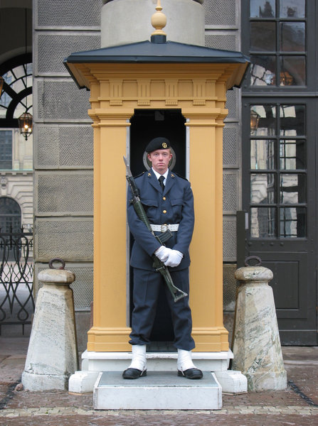 Royal castle guard Stockholm