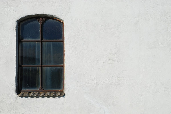 old window and wall