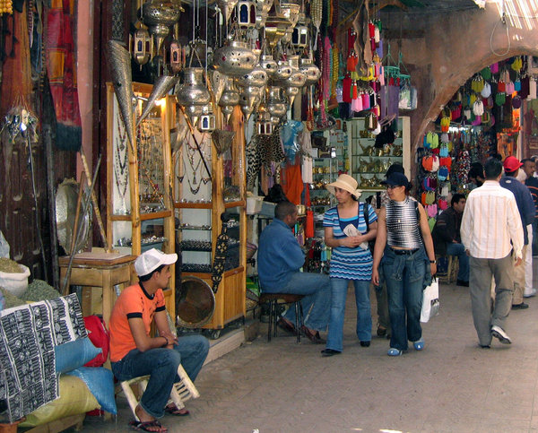 Shopping in marrakesh