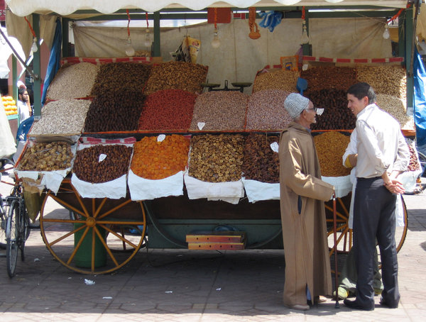 Marrakesh fruit & nut stall