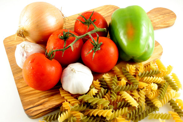 Healthy Pasta Meal Ingredients