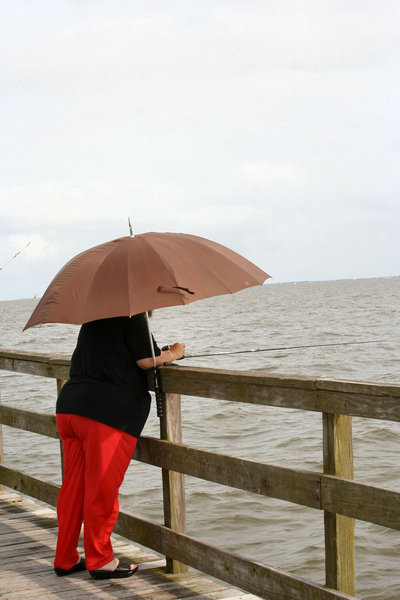 Woman and Umbrella