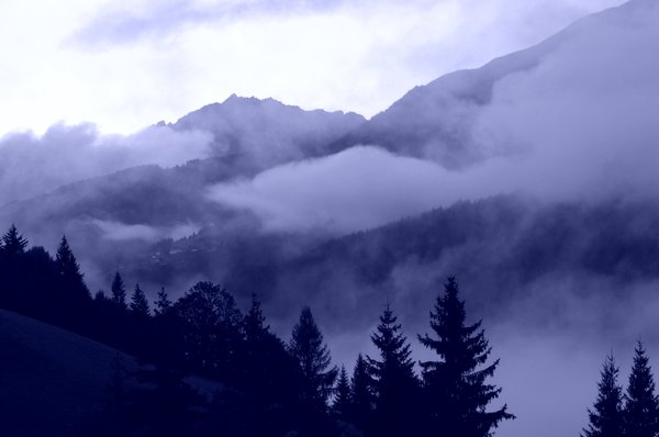 Misty mountain valley 2