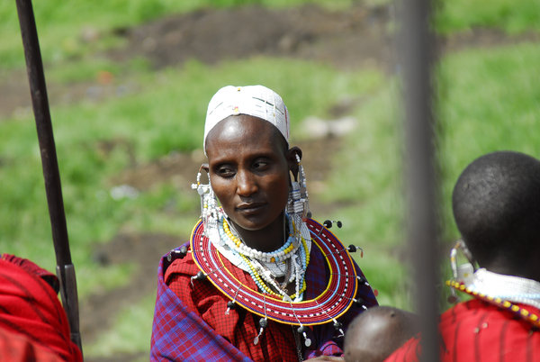 Portrait of a Masai woman