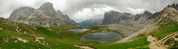 Panorama of Dolomites