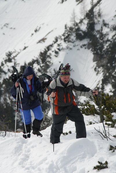 Winter trekking in RaxAlps