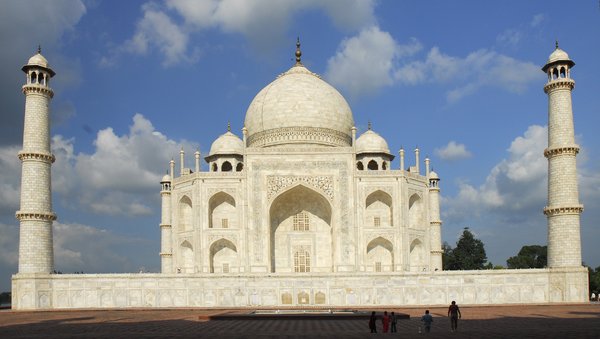 Taj Mahal from left
