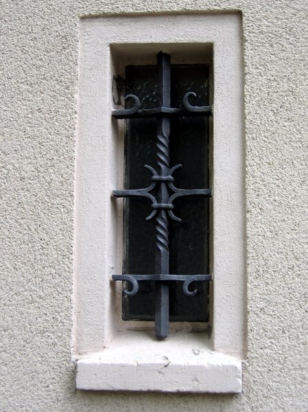 wrought-iron window