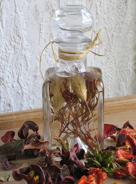 dried flowers in a bottle 2