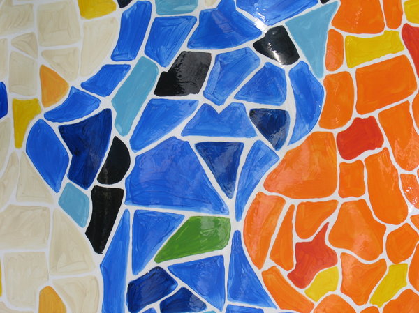 shiny colorful mosaic texture