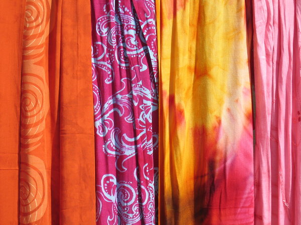 batik shawl texture