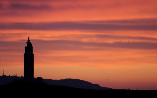 Red sky & tower 2