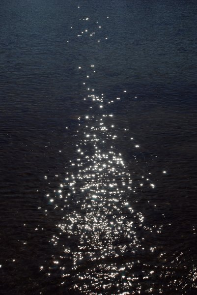 Sun reflection in the ocean 1