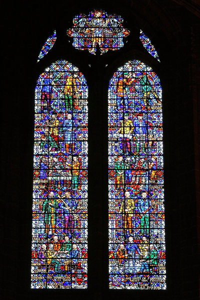 Modern cathedral window