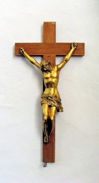 Aalum Church detail - crucifix