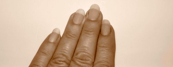Fingers in sepia
