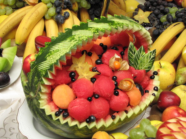 fruit sculpture