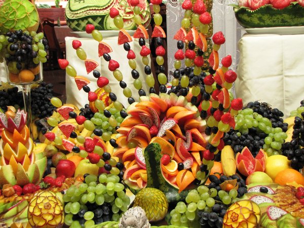 fruit sculpture