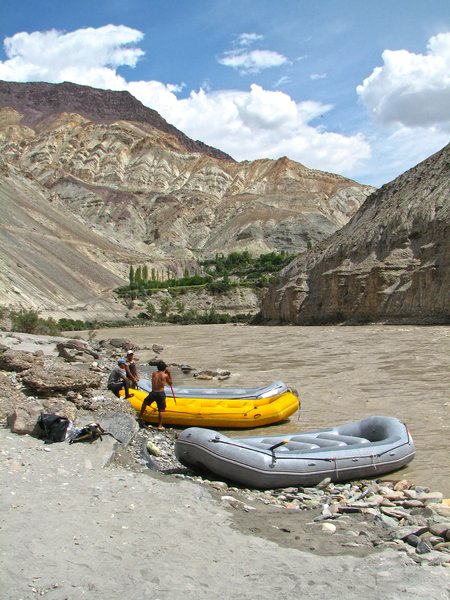 Rafting in the Himalayas