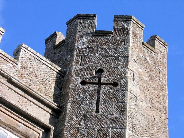balloch castle tower detail