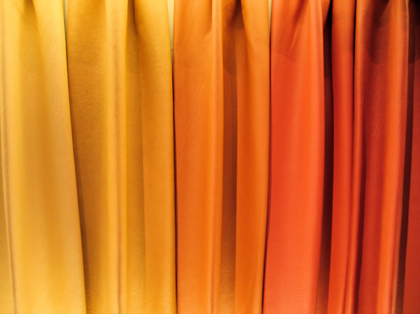 leather rainbow curtain