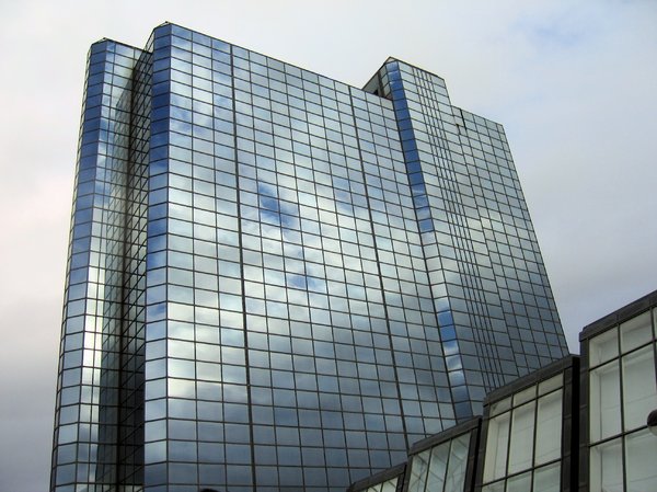 glass scyscraper