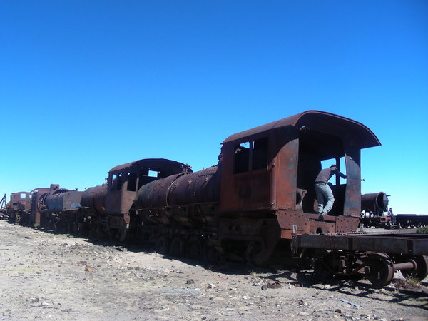 rusty train
