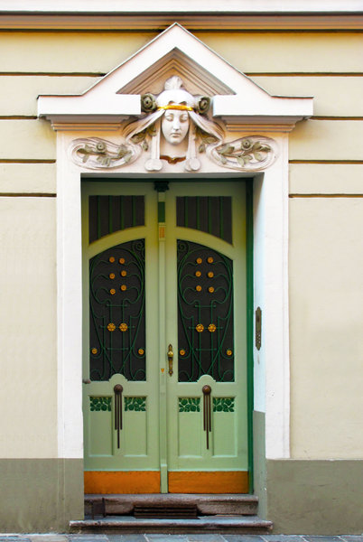 Art nouveau door