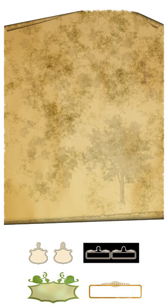 Parchment for family tree