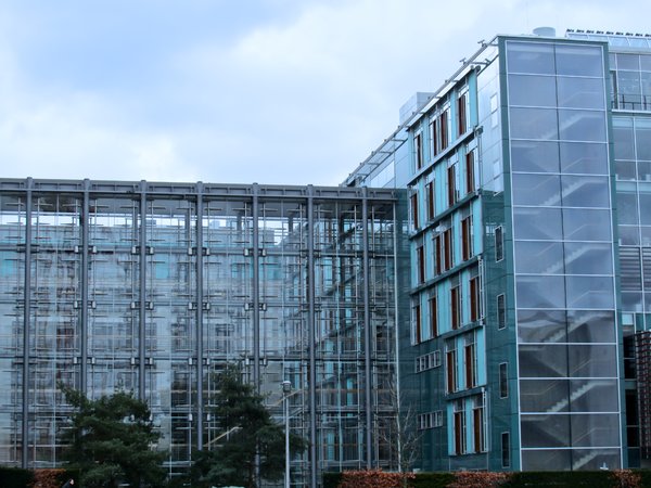 transparent glass architecture