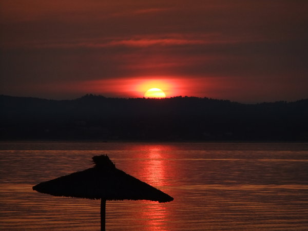 Sunset in Thassos
