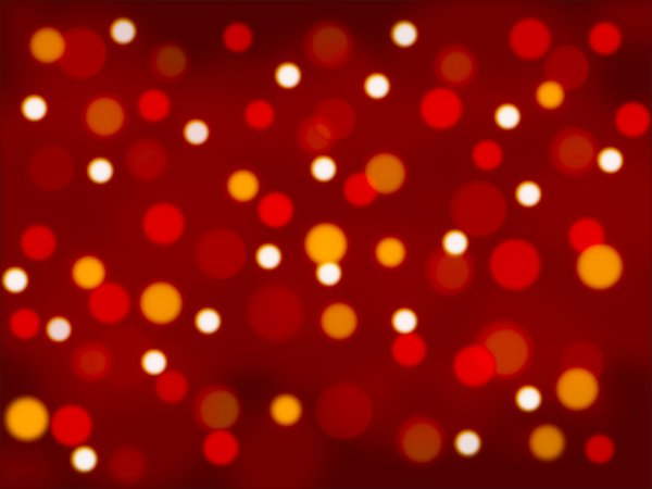 Red and Gold Bokeh