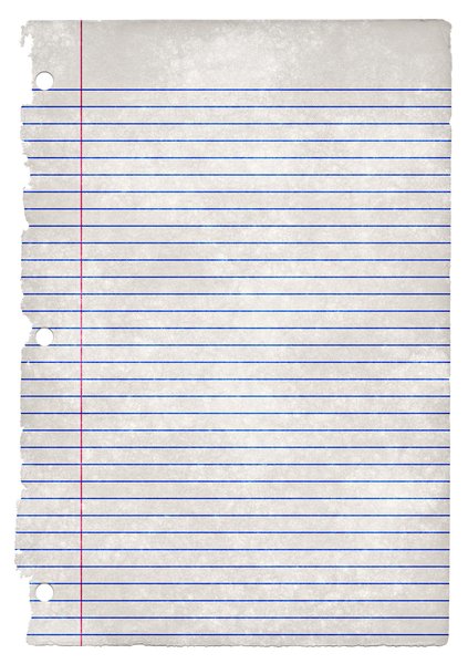 College-Ruled Grunge Paper