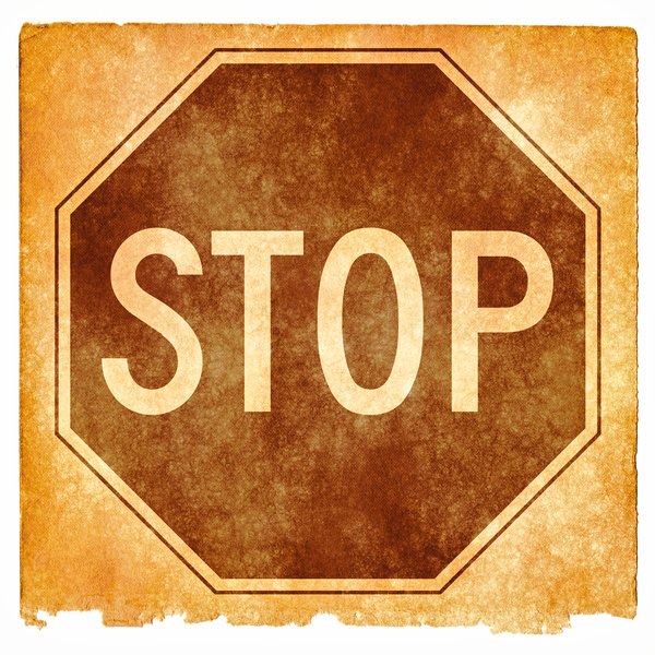 Stop Sign Grunge